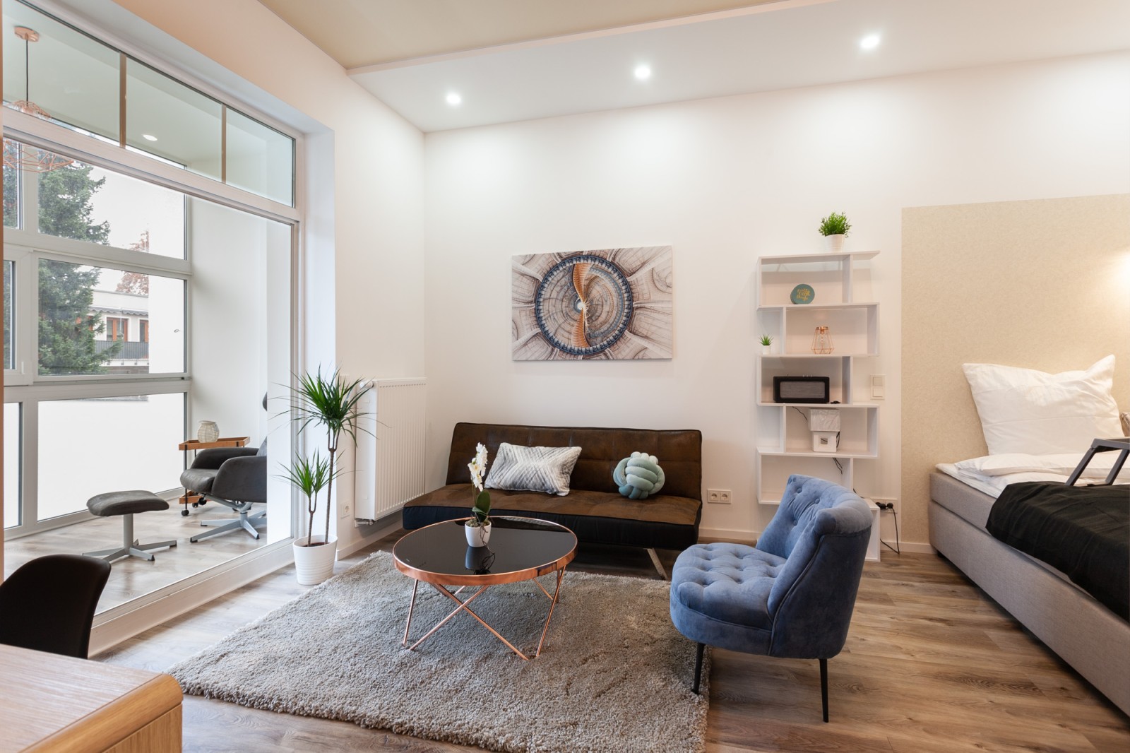 F34-1L#*** P R I M E Studio Apartment in Rödelheim (mit Wintergarten) ***