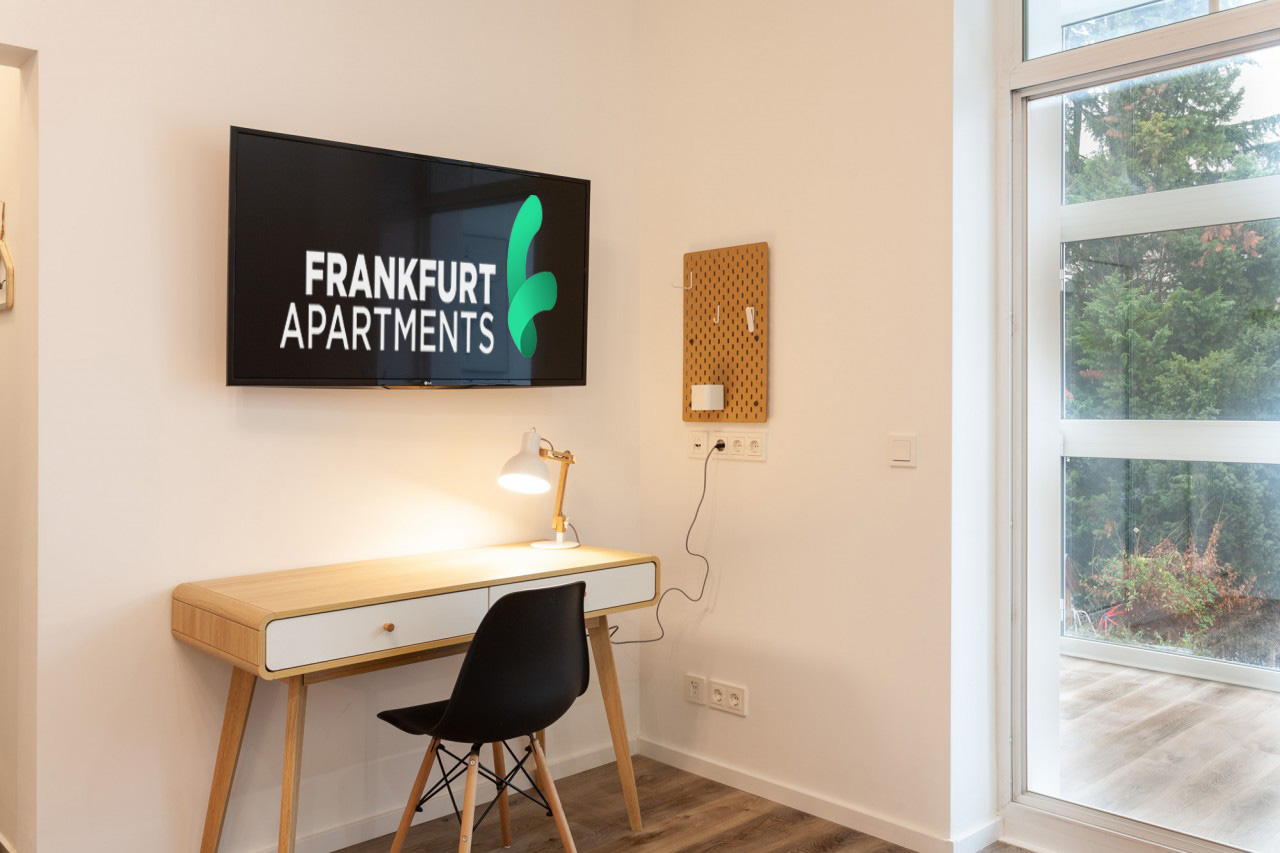 F34-1L#*** P R I M E Studio Apartment in Rödelheim (mit Wintergarten) ***